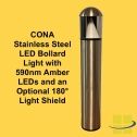 590nm Amber Bollard Light