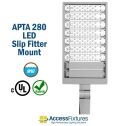 Bocce LED Lighting with Poles - 2 Courts - 11 fc 2.66 max/min APTA 280