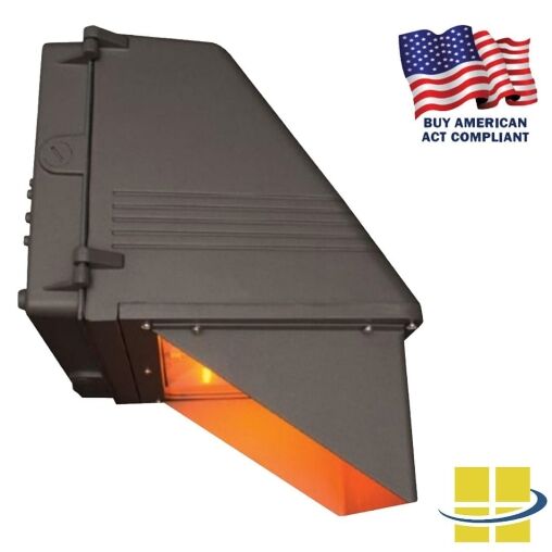 HEZE 40w 590nm LED EXTREME-LIFE FWC Certified Wall Pack