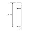 LOPA 17w LED Opal Diffuser Round Flat Top Bollard Light - Image 2