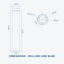 Solar LED Bollard Lights