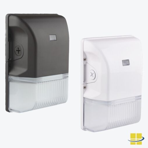 WALP - Mini LED Wall Pack Available in Bronze or White Finishes