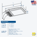 CARA 111w LED Area/Wall/Flood, Mounting Options, EXTREME-LIFE - Image 8