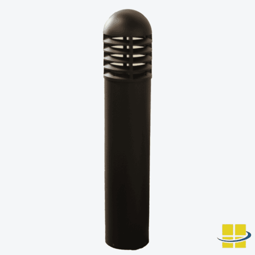 MARI 35w LED Marine Louvered Round Dome Top Bollard Light