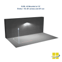 CUDL 42w LED Full Cutoff Wall Pack, Type 4 Optics, EXTREME-LIFE - Image 6