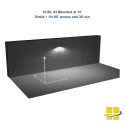 CUDL 93w LED Full Cutoff Wall Pack, Type 4 Optics, EXTREME-LIFE - Image 6