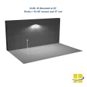CUDL 93w LED Full Cutoff Wall Pack, Type 4 Optics, EXTREME-LIFE - Image 10