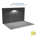 CUDL 93w LED Full Cutoff Wall Pack, Type 4 Optics, EXTREME-LIFE - Image 12
