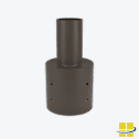 4″ Round Pole Tenon Adapter, 2-3/8 Outside Diameter - Image 2