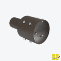 4″ Round Pole Tenon Adapter, 2-3/8 Outside Diameter - Image 4
