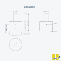 6″ Round Pole Tenon Adapter, 2-3/8 Outside Diameter - Image 6