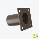 4″ Square Wall Tenon Mount - Image 3