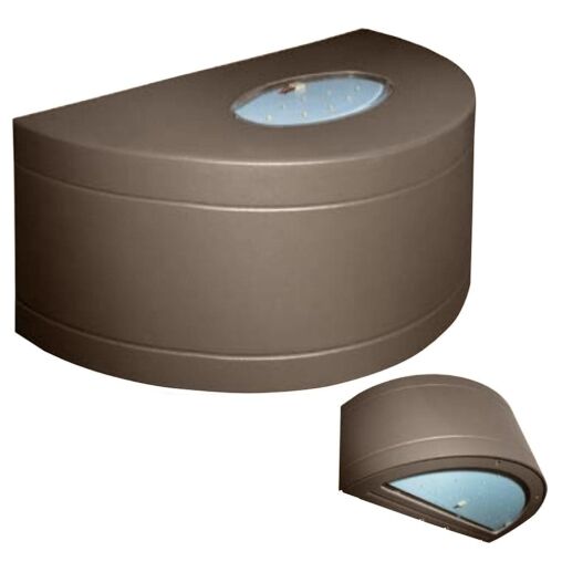 BAKU 52w LED Crescent Wall Pack, Extreme Life, 120-277v