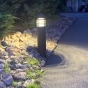 VAND bollard at night