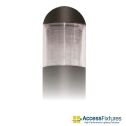 17w Turtle & Wildlife Friendly Round Dome Top Bollard Type 5 20-277v - details