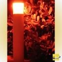 VENU 25w 590 Amber LED Cone Reflector Round Dome Bollard - Image 8