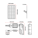 50w high wattage solar area light