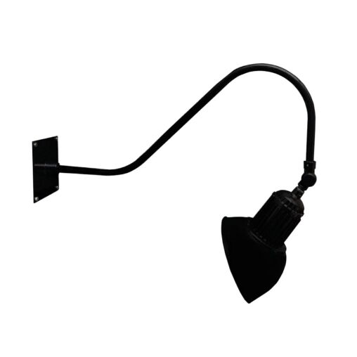 27 gooseneck vapor proof wall light