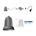 gooseneck vaporproof light components