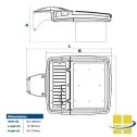 CARA LED FWC Certified Area/Flood/Wall Lights