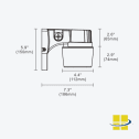 PAXT LED Wall Pack Selectable Kelvin and Wattage 10w/15w/20w - Image 4