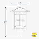 TEME LED Lantern Style Pendant Light - Image 7