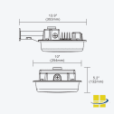 SAFI 20-40-60 LED Dusk-to-Dawn Area Light, Utility Barn Light with Built-in Photocell - Image 3