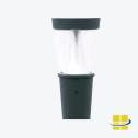 BOLE Solar LED Bollard Light - Inverted Cone Bollard light - Image 2