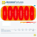 Indoor Ice Hockey Lighting Package – Avg. 80fc, 2.09 Max/Min, 55 244w LED Lights, mounted 45ft - Image 2
