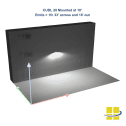 CUDL 28w LED Full Cutoff Wall Pack, Type 4 Optics, EXTREME-LIFE - Image 5