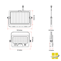 SULO 10w Versatile Solar Powered LED Flex Light, Area Light, Wall Pack - Image 7