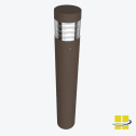BORB 14-19-24 LED Round Flat-Top Louvered Reflector Bollard Light - Image 2