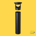 SECU 3w 590nm Amber Solar-Powered Security Bollard Light, EXTREME-LIFE - Image 2