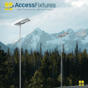 Recreational Full-court Solar Basketball Lighting Package, Bright 22fc Coverage, 8 Fixtures on 2 25' Poles - Image 5