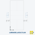Solar Pickleball Court Lighting Package - 42fc, 1.86 Max/Min, 4 200w LED Lights on 2 25' Poles - Image 3