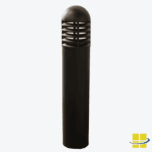 MARI 35w LED Marine Louvered Round Dome Top Bollard Light