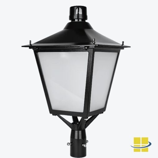 Select wattage, Selectable Kelvin LED Post Top Fixture