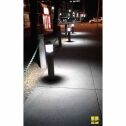 Nighttime 15w LED Round Dome Top Bollard