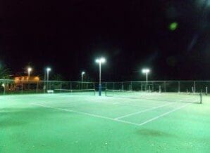 tennis court lighting
