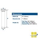 Square LED Bollard Light