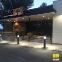 25w Flat Top Bollard Light