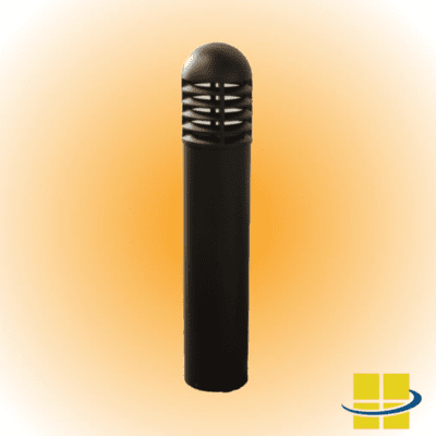 MARI 25w 590 Amber LED Marine Louver Round Dome Top Bollard