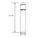 round dome top bollard dimensions
