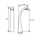 sand cast bollard light dimensions