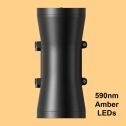 HAMO 60 590nm Amber LED Up Down Wall Pack EXTREME-LIFE - Image 2