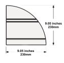 ANGY Quarter-Sphere Selectable 25-45-65w LED Wall Pack - Image 5