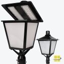 Select wattage, Selectable Kelvin LED Post Top Fixture