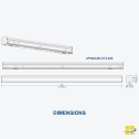 LINA 22-33-45 4' LED Strip Light, Selectable Kelvin, Selectable Watts, 120-277v - Image 4