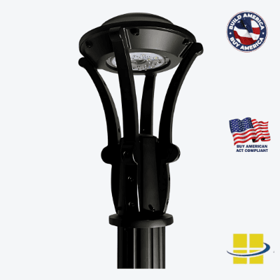 BOST 19w Classic Bostonian Style Post-Top Light