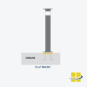 BOLO Solar LED Bollard Light - Round Solar Bollard Light - Image 5